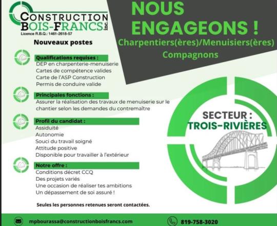 Offre d'emploi